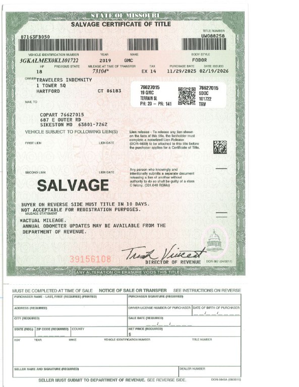 2019 GMC Terrain Image 2