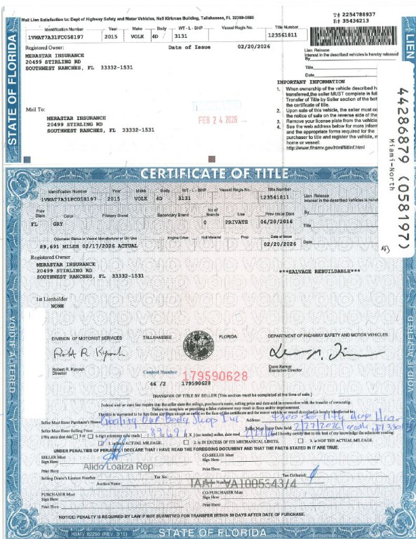 2015 Volkswagen Passat Image 2