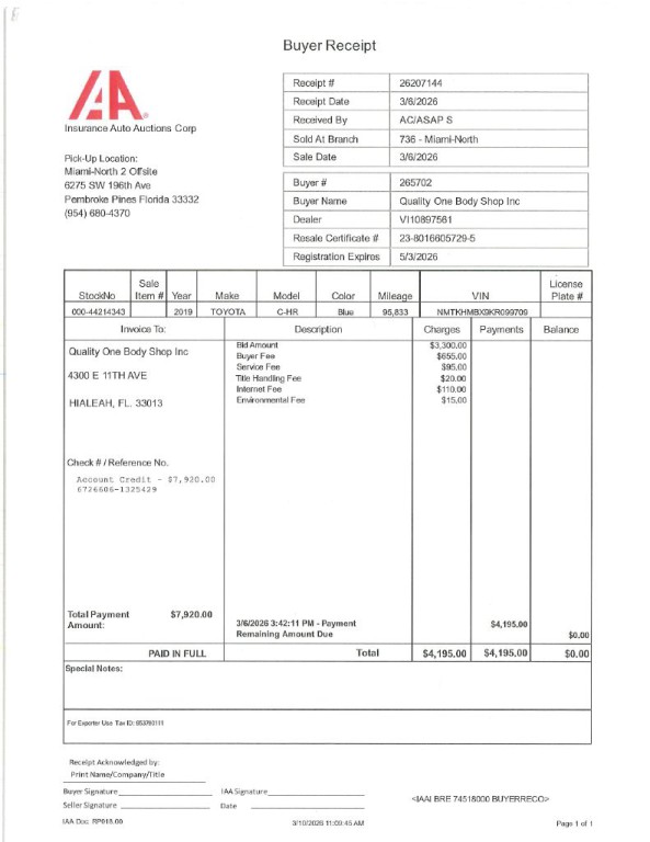 2019 Toyota C-HR Image 1