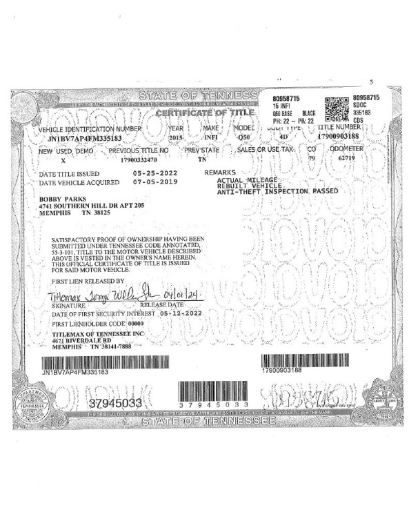 2015 INFINITI Q50 Image 1