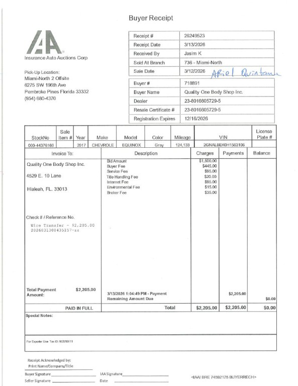 2017 Chevrolet Equinox Image 1