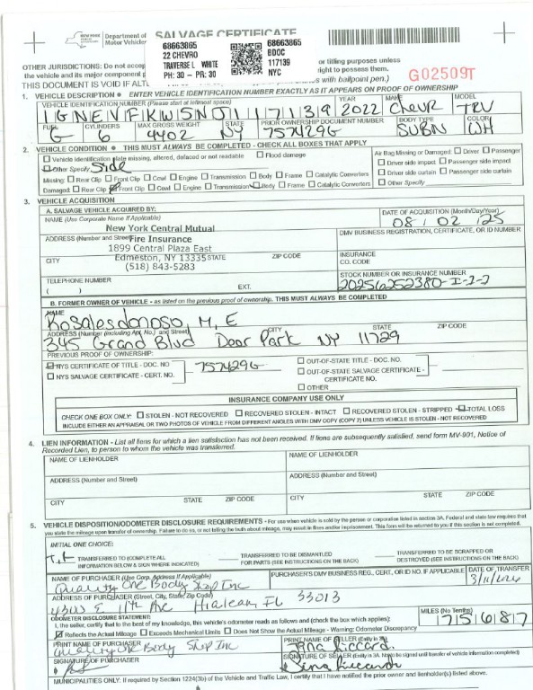 2022 Chevrolet Traverse Image 2