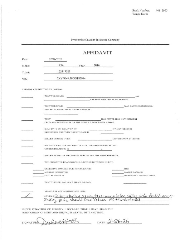 2016 Kia Sorento Image 3