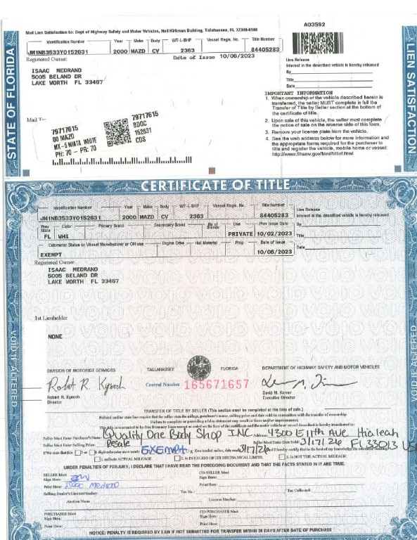 2000 Mazda MX-5 Miata Image 2