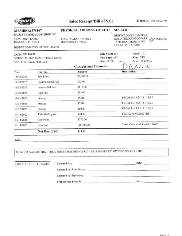 2015 RAM 1500 Image 2