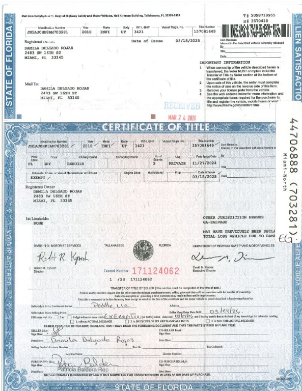 2010 INFINITI EX35 Image 2