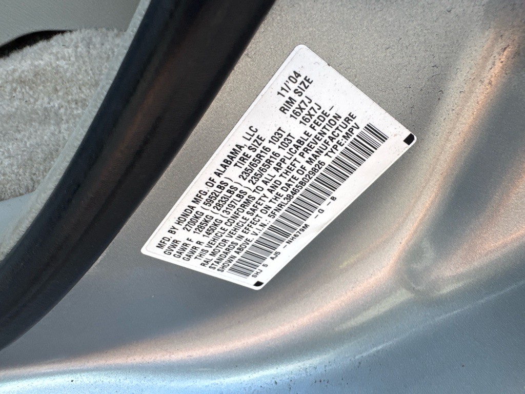 2005 Honda Odyssey Image 27