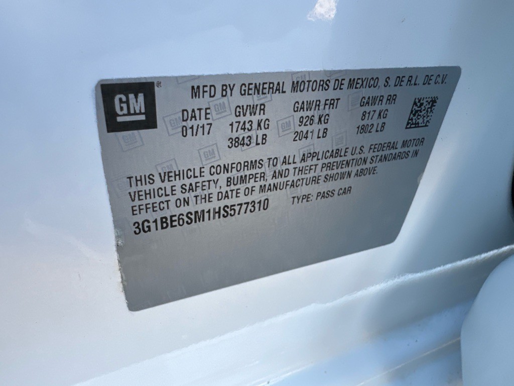 2017 Chevrolet Cruze Image 30