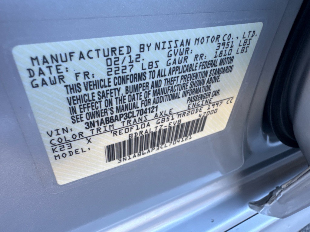 2012 Nissan Sentra Image 28