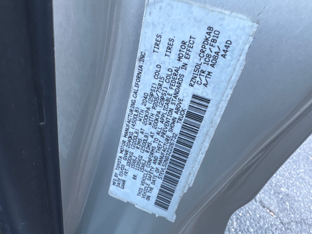 2003 Toyota Tacoma Image 23