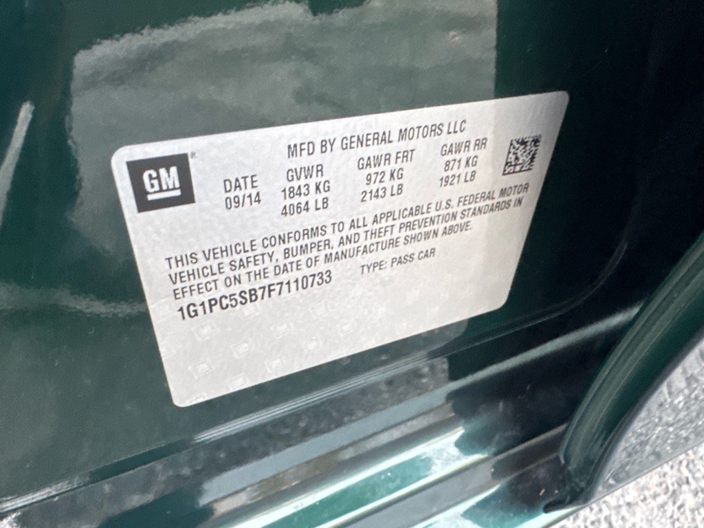 2015 Chevrolet Cruze Image 30