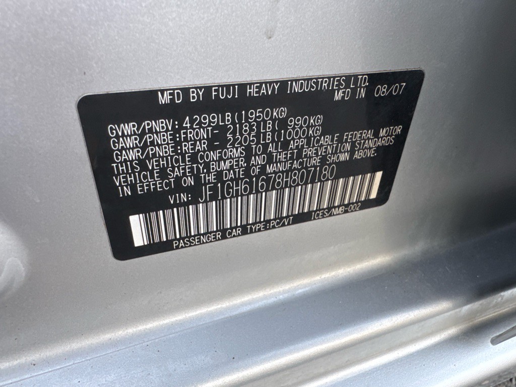 2008 Subaru Impreza Image 32