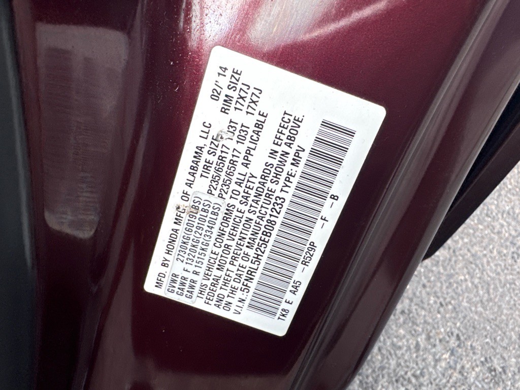 2014 Honda Odyssey Image 30