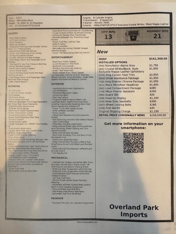 2023 Mercedes-Benz SL-Class Image 34