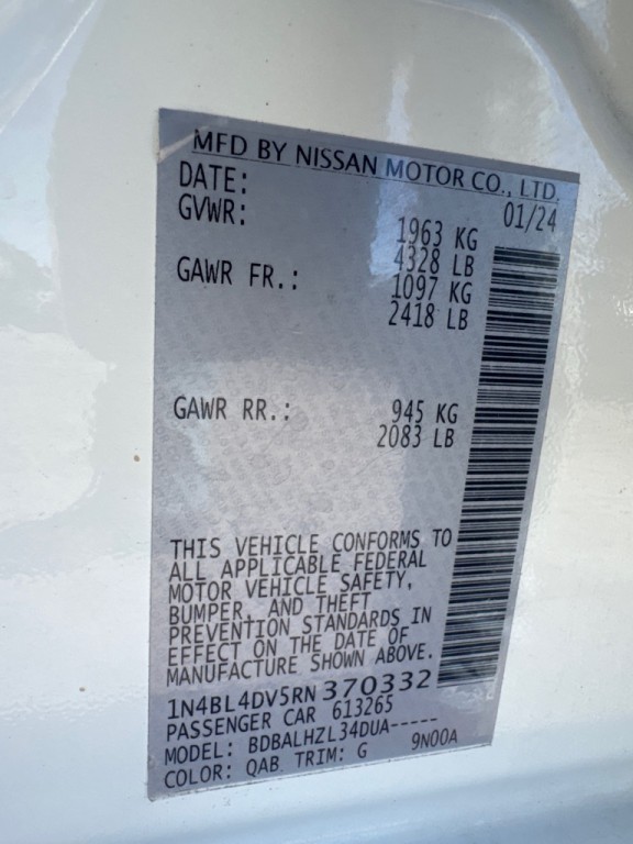 2024 Nissan Altima Image 26