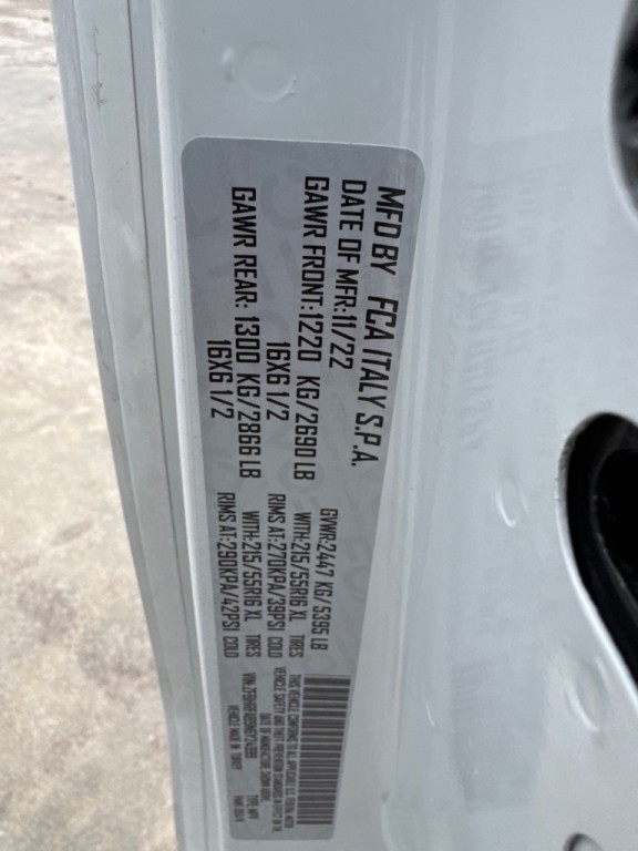 2022 RAM Promaster Image 22