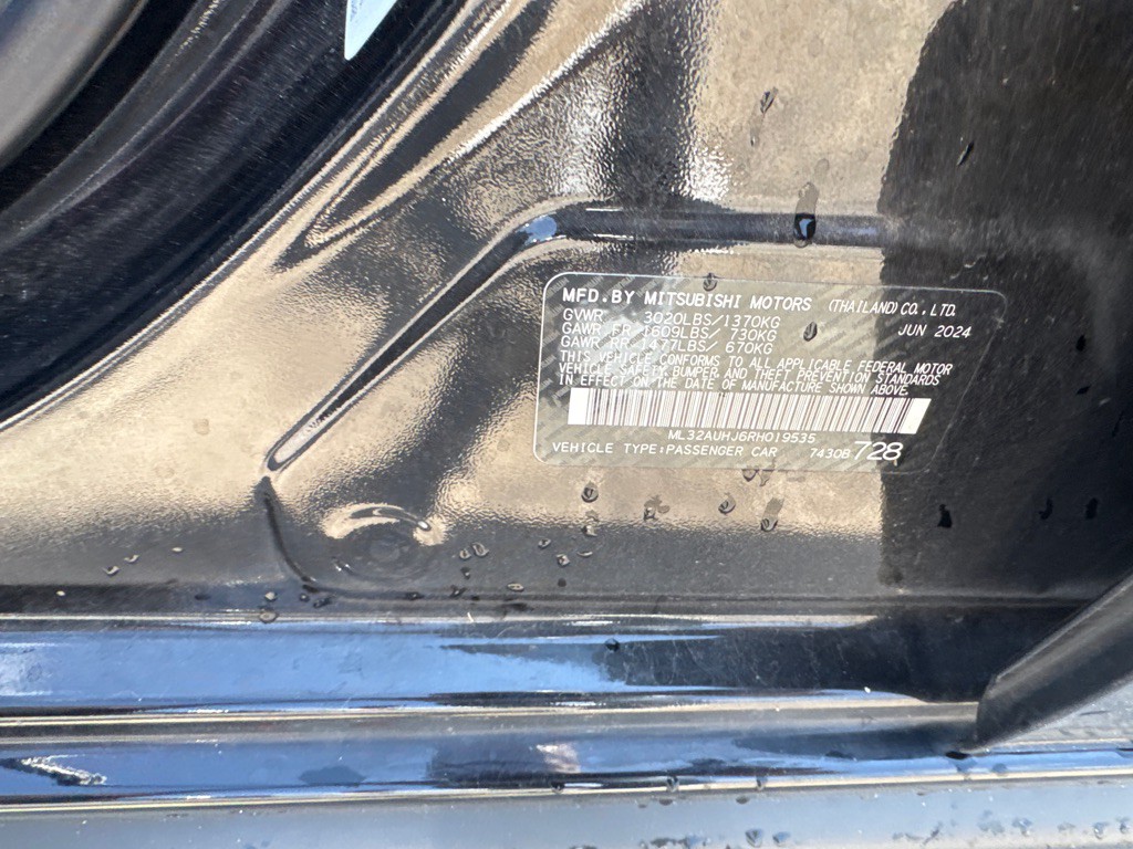 2024 Mitsubishi Mirage Image 26