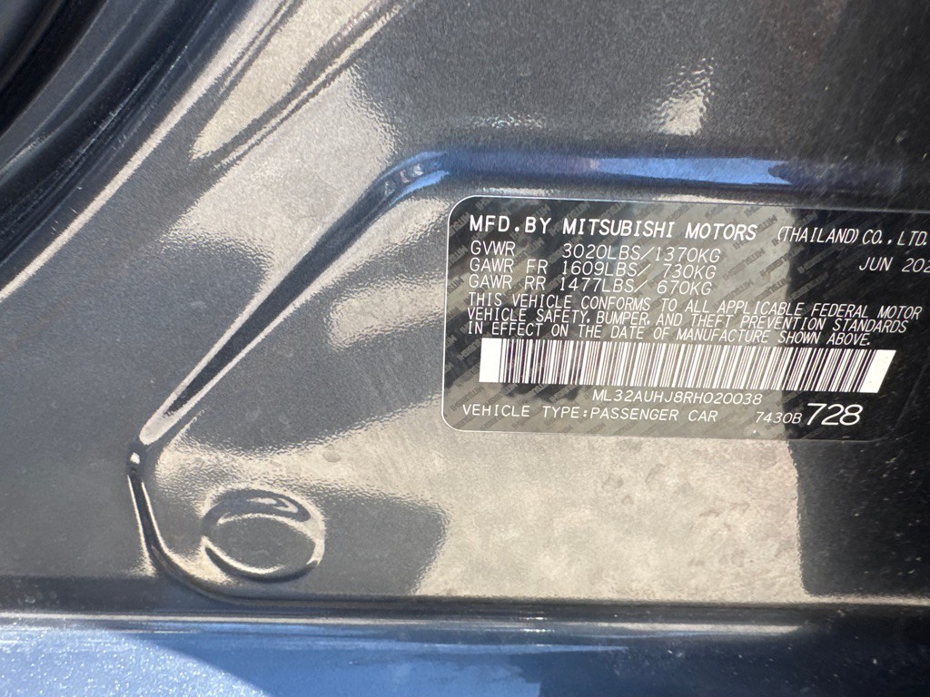2024 Mitsubishi Mirage Image 24