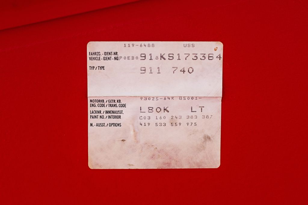 1989 Porsche 911 Image 97