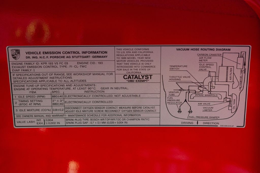 1989 Porsche 911 Image 186