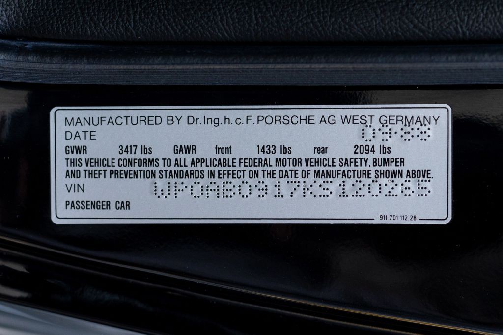 1989 Porsche 911 Image 101