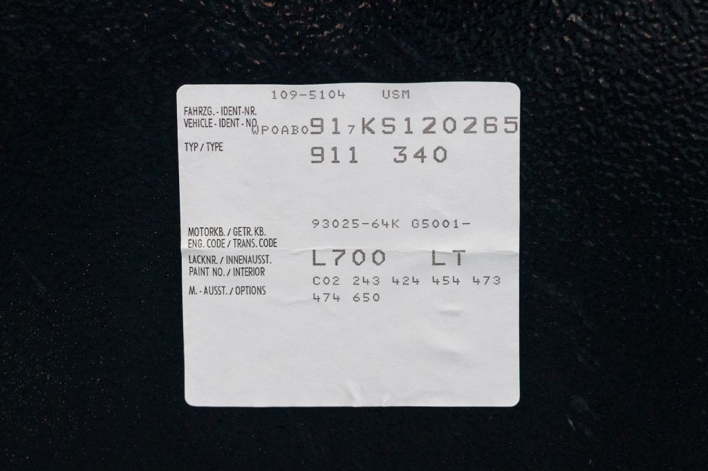 1989 Porsche 911 Image 191