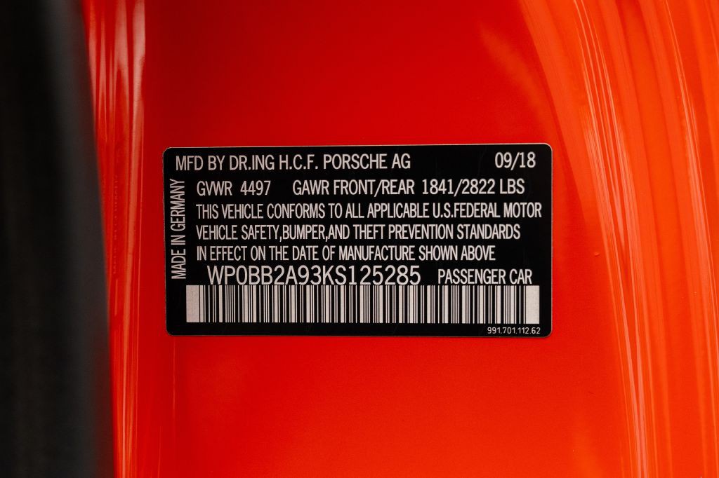 2019 Porsche 911 Image 97