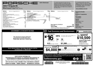 Image for 2025 Porsche Boxster Spyder Rs ID: 7424840