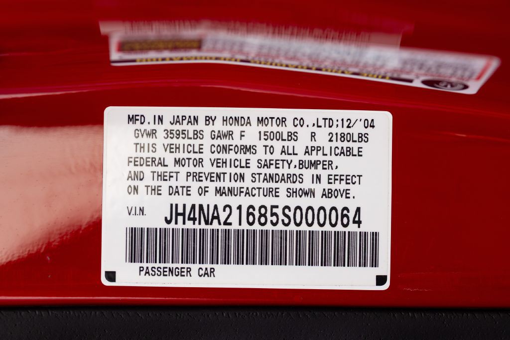 2005 Acura NSX Image 38