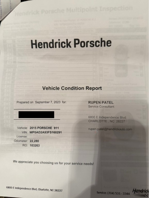 2015 Porsche 911 Image 64