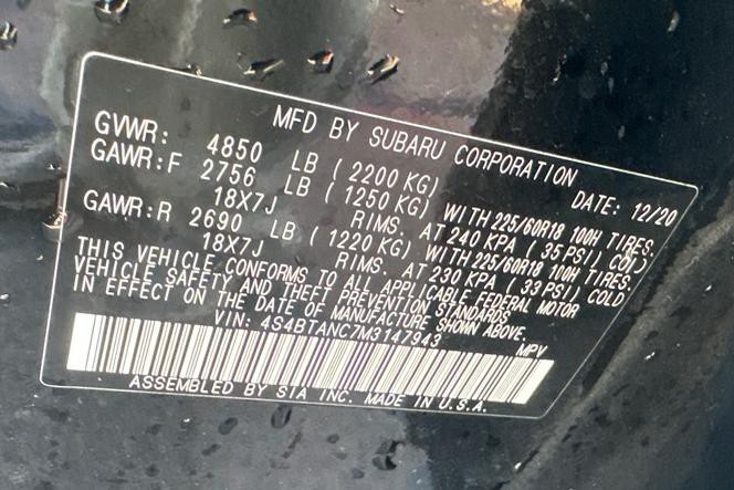 2021 Subaru Outback Image 30
