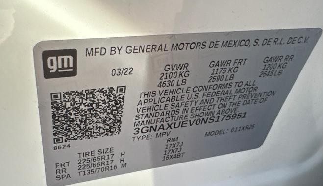 2022 Chevrolet Equinox Image 29