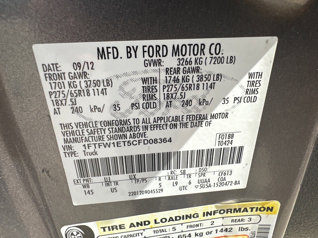 2012 Ford F-150 Image 19