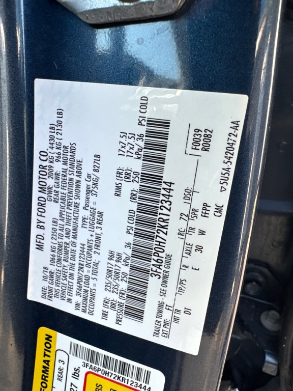 2019 Ford Fusion Image 25