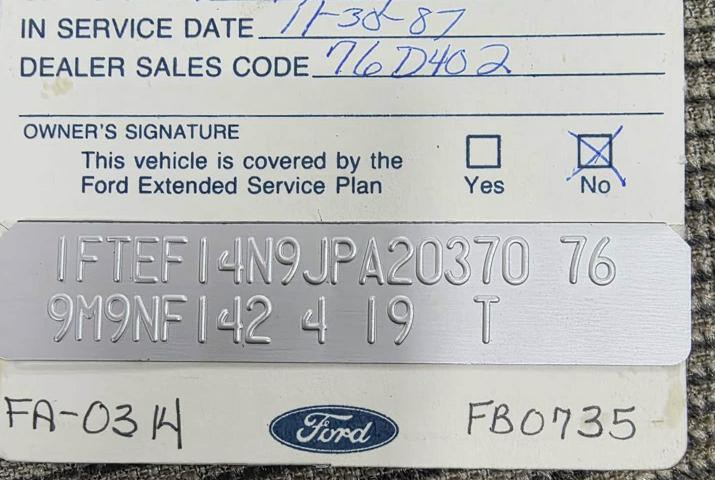 1988 Ford F-150 Image 12