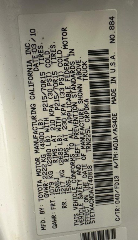 2010 Toyota Tacoma Image 29