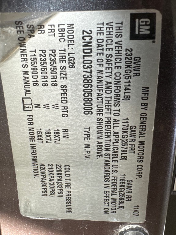 2008 Chevrolet Equinox Image 13