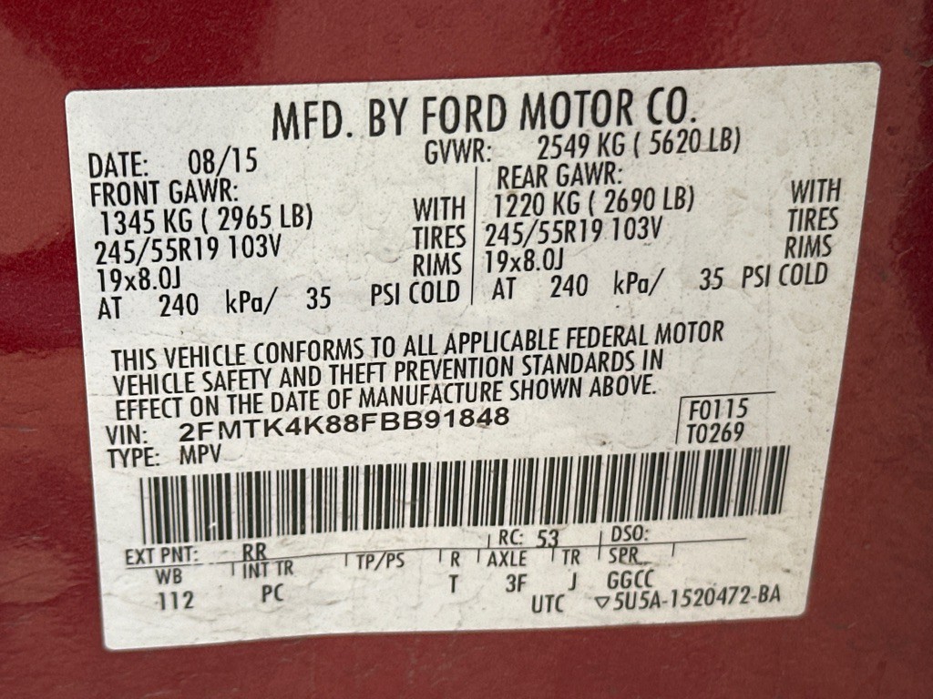 2015 Ford Edge Image 7