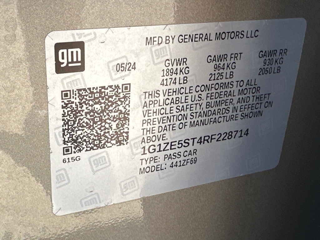 2024 Chevrolet Malibu Image 38