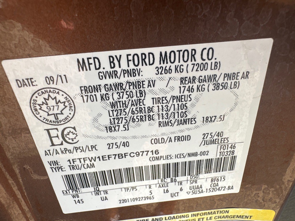 2011 Ford F-150 Image 13