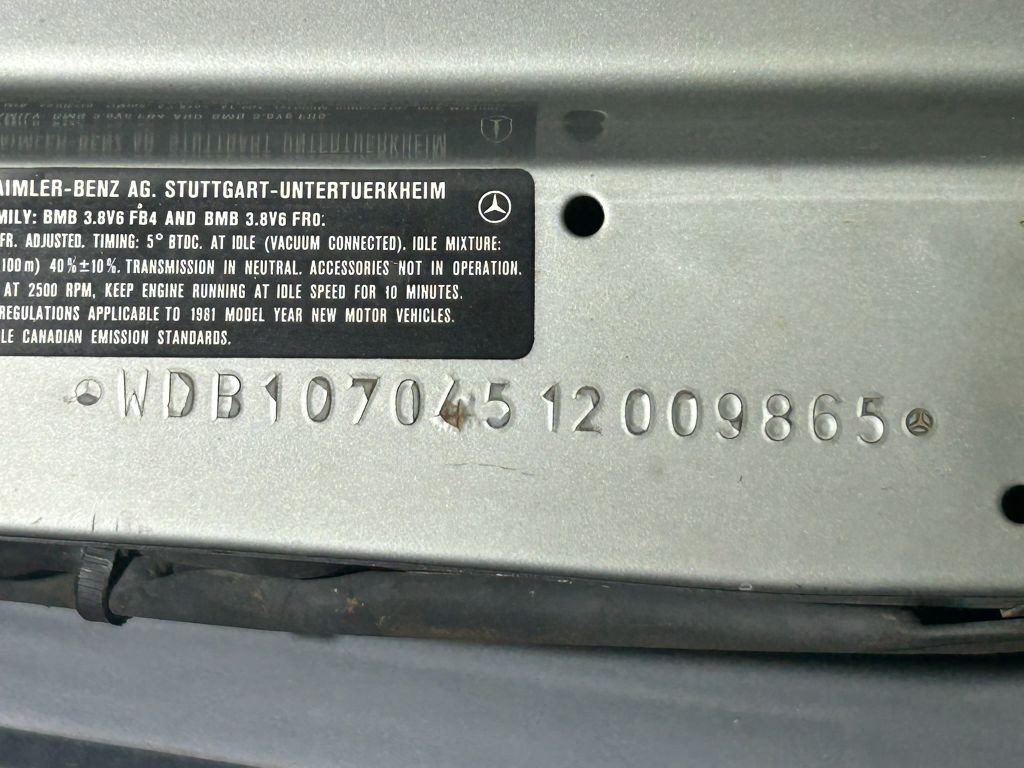 1981 Mercedes-Benz 380-Class Image 85