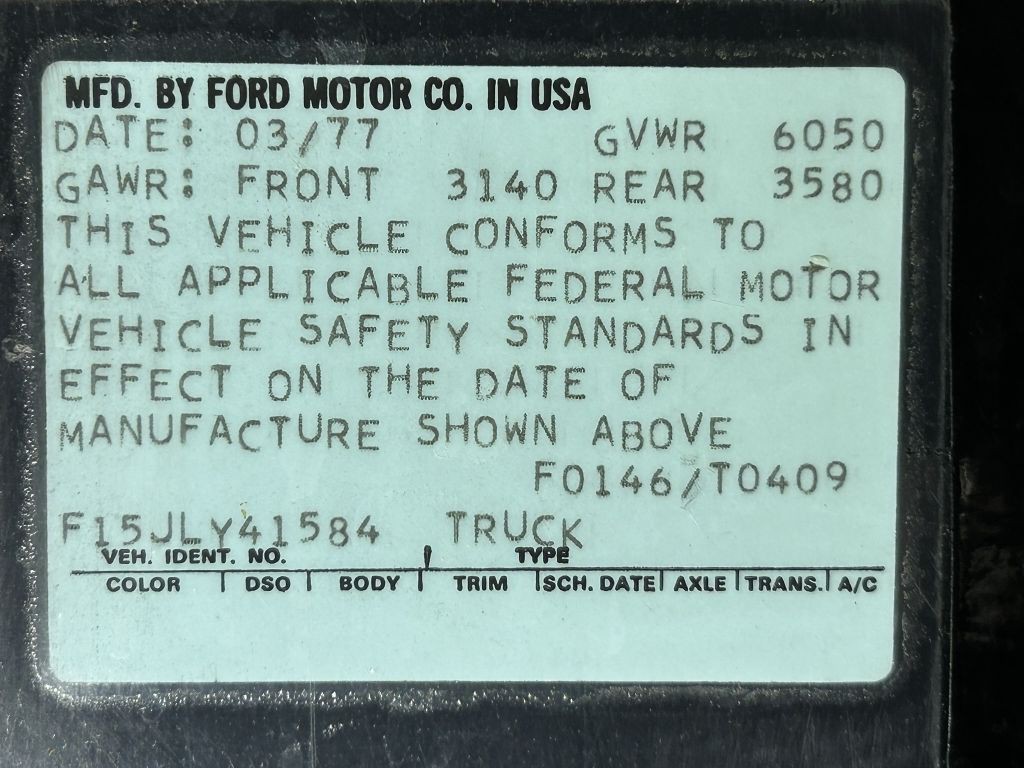 1977 Ford F-150 Image 36