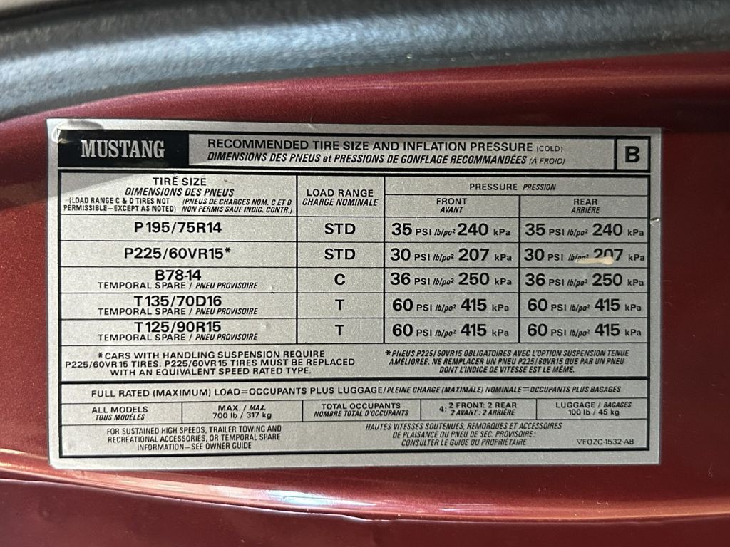 1990 Ford Mustang Image 64