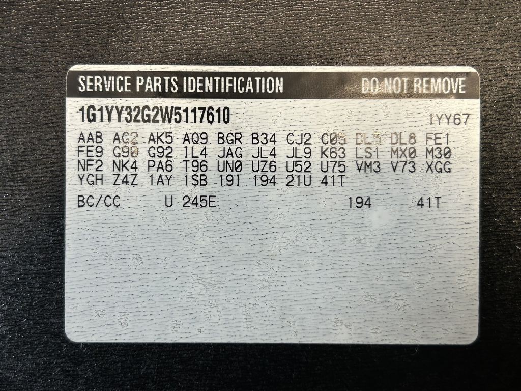 1998 Chevrolet Corvette Image 92