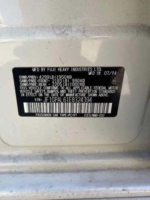 2014 Subaru Impreza Image 16
