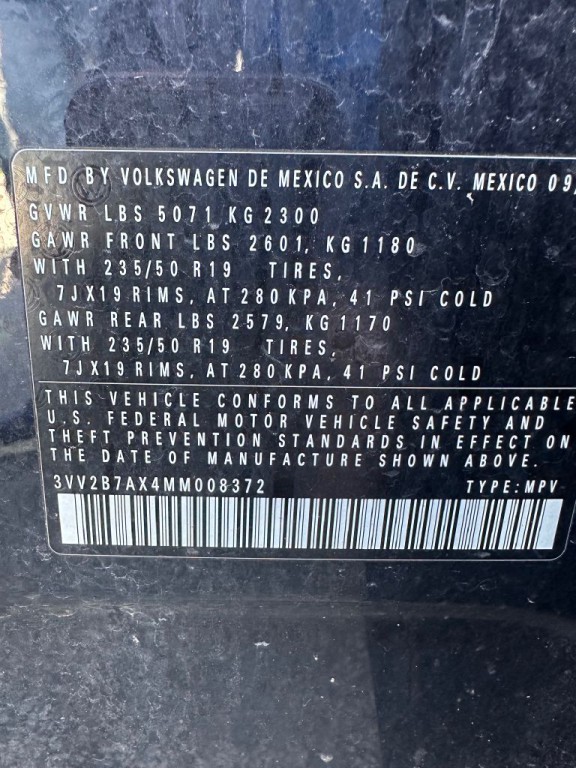 2021 Volkswagen Tiguan Image 16