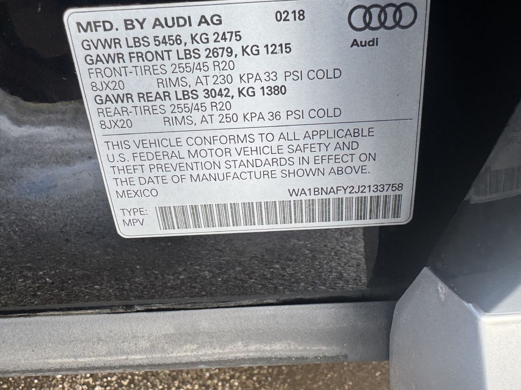 2018 Audi Q5 Image 8