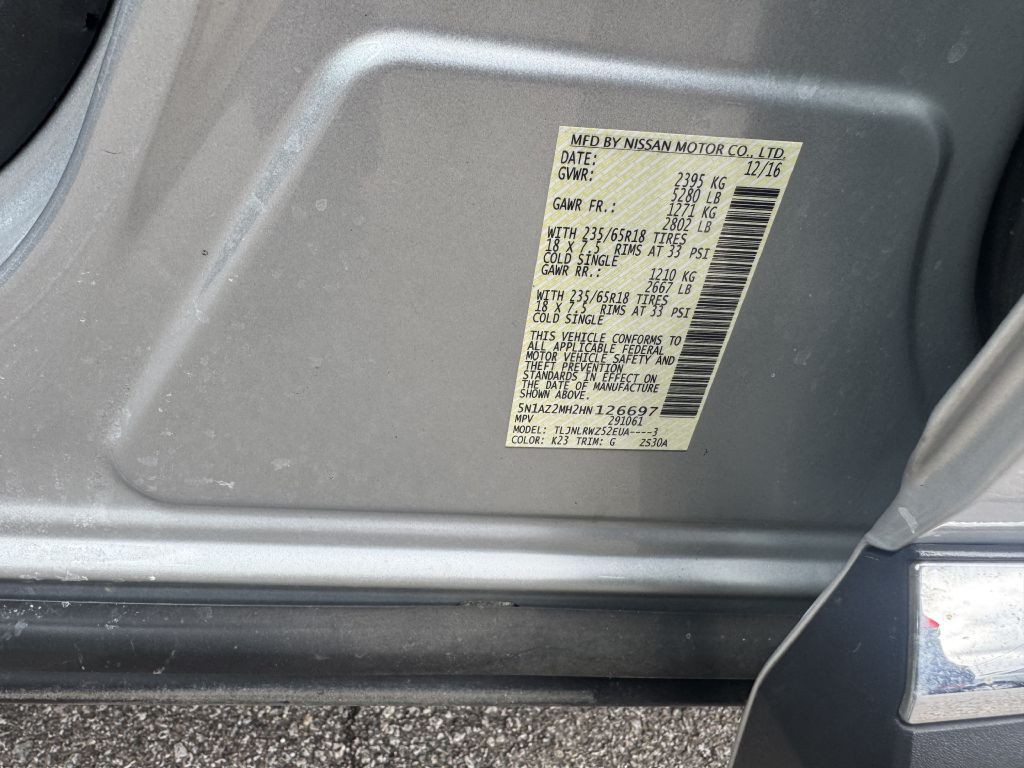 2017 Nissan Murano Image 12