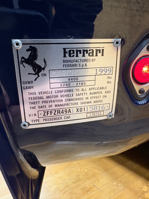 1999 Ferrari F550 Image 17