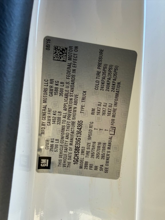 2016 Chevrolet Colorado Image 23